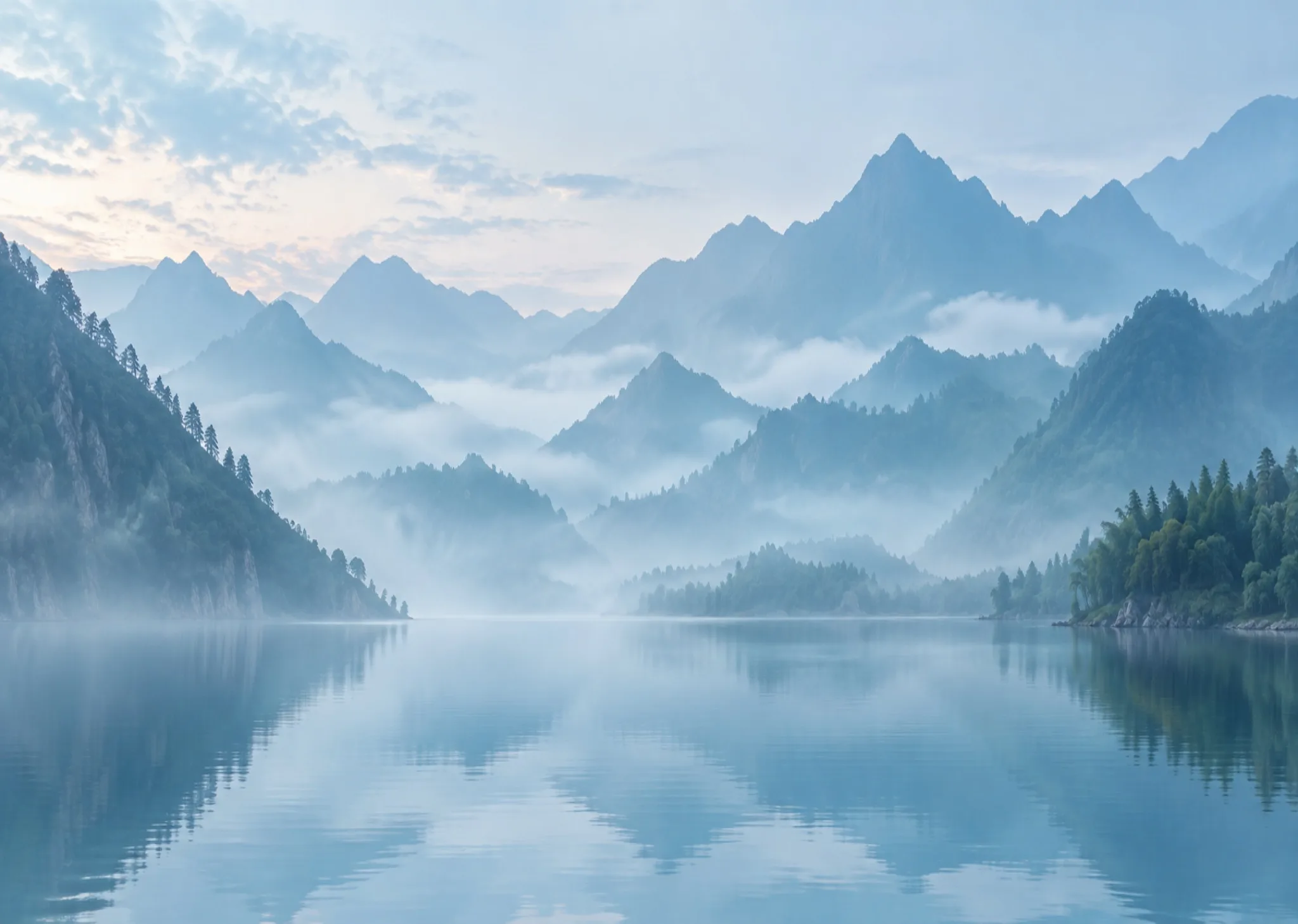 Chinese city skyline and landscape